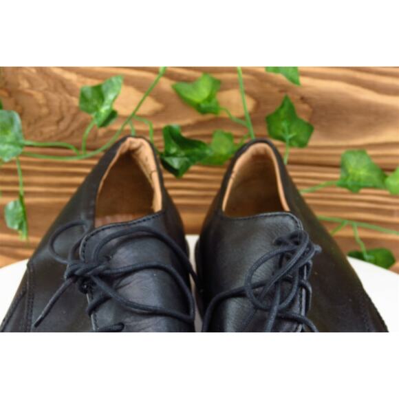 J. Ferrar Shoes Sz‎ 10.5 M Black Derby Oxfords Leather Men 32131 - Picture 3 of 8